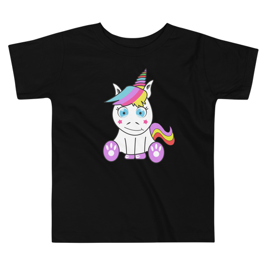 Buntes Unicorn Baby-T-Shirt